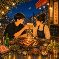 놀은자 삼겹살 먹자매 앨범 자켓